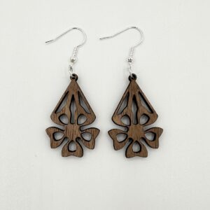 Abstrakti kukka -korvakorut