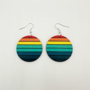 Retro Sunset -korvakorut (useita värejä)