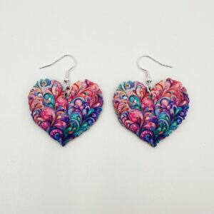 Taikametsä-sydän -korvakorut