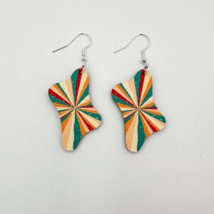 Värikäs muoto -korvakorut