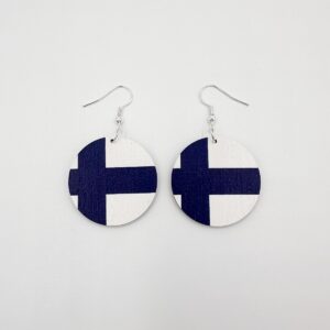 Suomen lippu: Pyöreä