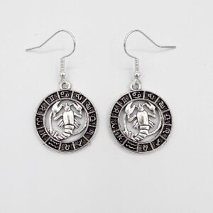 Horoskooppikorvikset, metalliset: Rapu