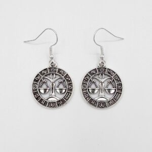 Horoskooppikorvikset, metalliset: Vaaka