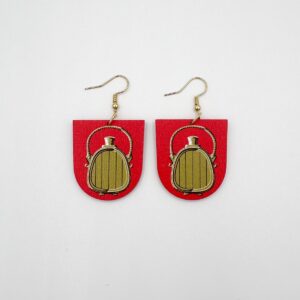 Vaakuna-korvikset: Karjalan kunnanvaakuna