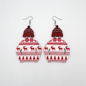 Jouluiset villapaita-korvikset