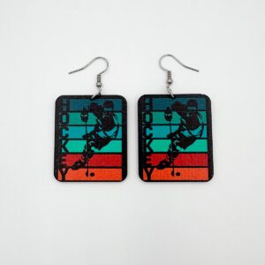 Jääkiekkoilija, retro -korvikset