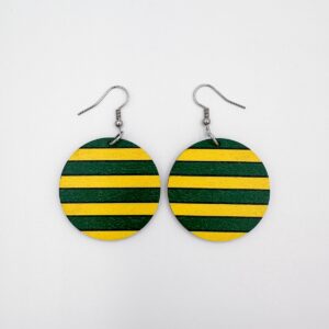 Tunnusta väriä -korvikset: Tampere (kelta-vihreä)