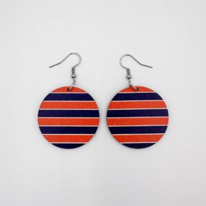 Tunnusta väriä -korvikset: Tampere (sini-oranssi)