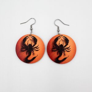 Värikkäät horoskooppi-korvikset: Skorpioni