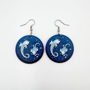 Värikkäät horoskooppi-korvikset: Kalat